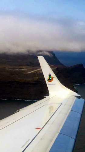 From the air