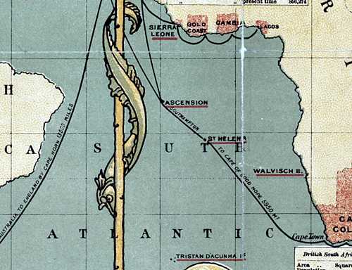 Extract from an 1886 map