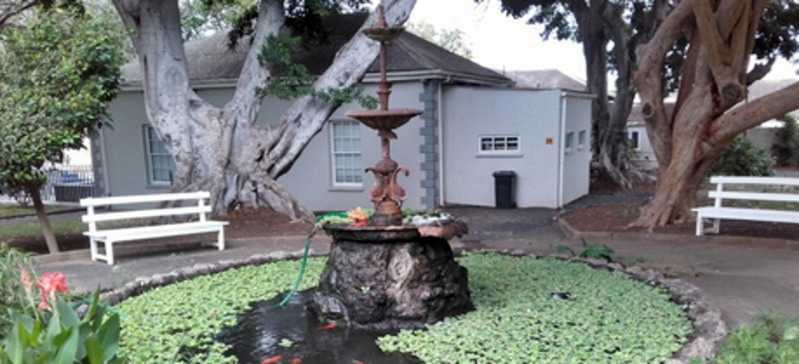 Fountain, 2024 (note the green hose pipe)