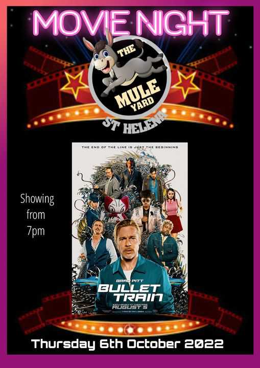 Mule Yard movie-night poster
