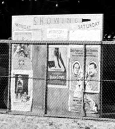 Paramount Cinema board, 1970s