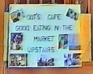 Dots Café sign