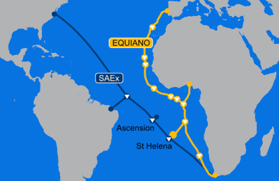 Fibre-Optic Cable Routes