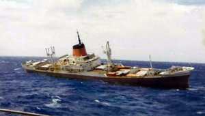 The stricken Good Hope Castle