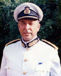 Governor Smallman, 1995-1999, in less formal uniform