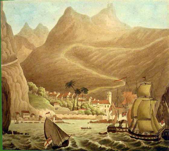 Napoleons arrival, 1815