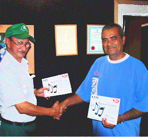 Idols winner Ray-C, with Ralph Peters