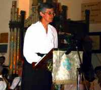 In church, 2002