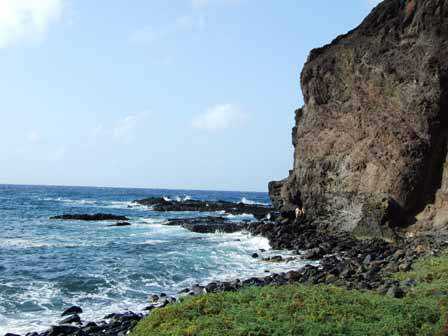 The cliffs at Holdfast Tom