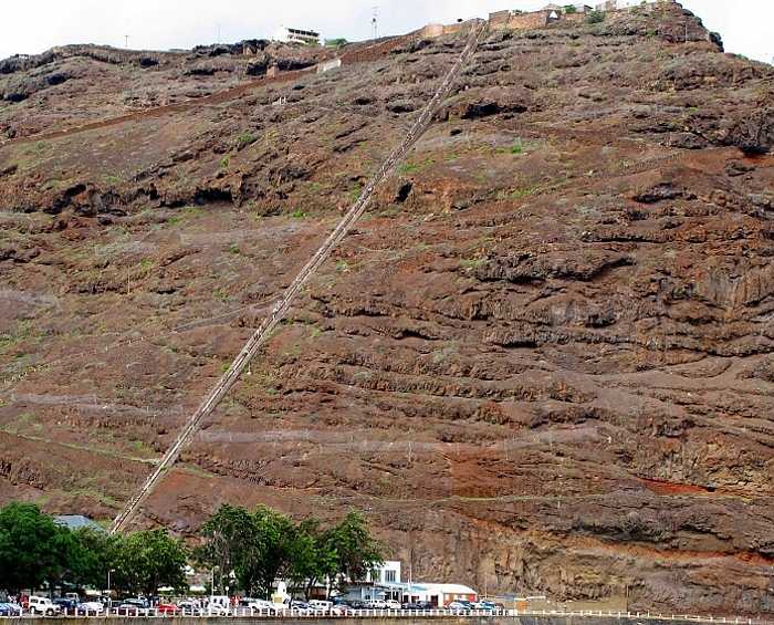 View showing the scale of The Ladder