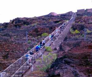 Visitors on Jacobs Ladder