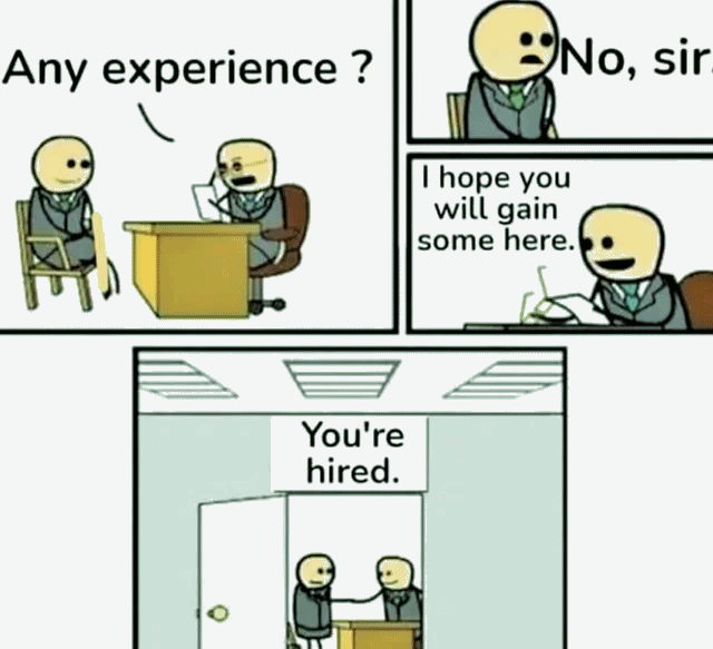 No experience