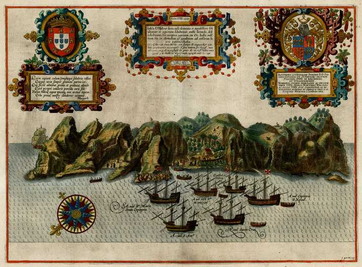 Linschoten print, 1596