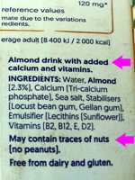 May contain nuts 