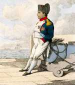 Napoleon onboard HMS Northumberland