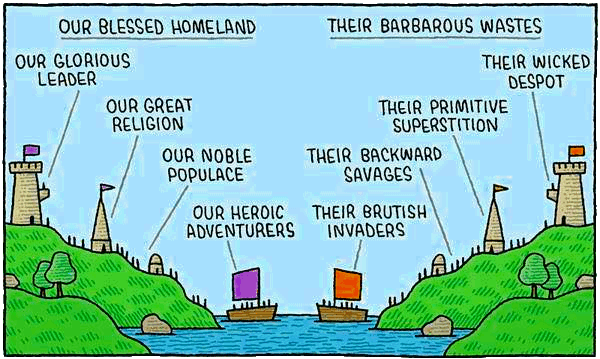 Nationalistic cartoon