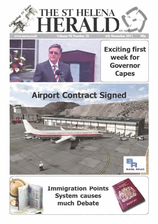 St Helena Herald, 4 November 2011