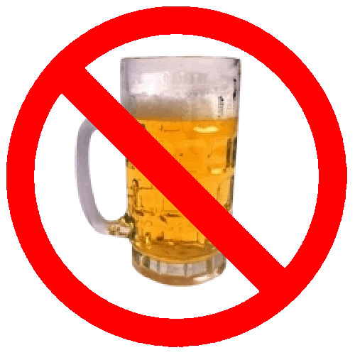 No alcohol