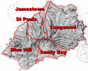 Original five districts