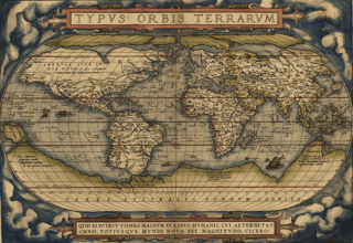 World Map by Ortelius, 1570