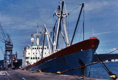 The RMS St Helena (1978-1990) (renamed Avalon)