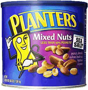Planters Peanuts Tin