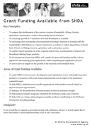 SHDA Grants