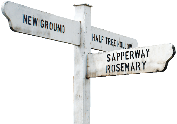 Signpost, St Pauls