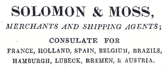 Advert, Almanac and Annual Register, 1856