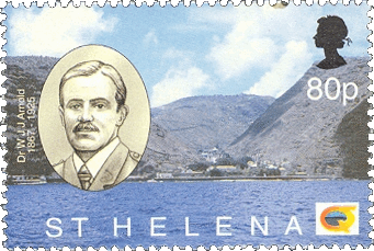 Dr. W. J. J. Arnold on a postage stamp