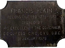 Francis Plain sign