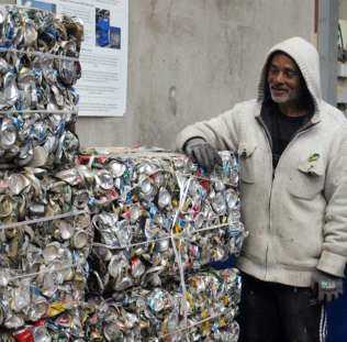 Cans for recycling